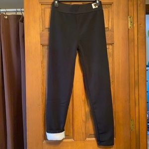 Sherpa lined leggings.